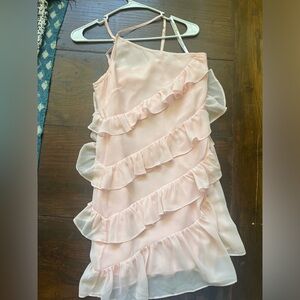 Lovers + Friends light pink mini dress